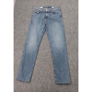 Baldwin Jeans Mens 31x31 Blue Medium‎ Wash Modern Slim Stretch BLDWN  USA Made